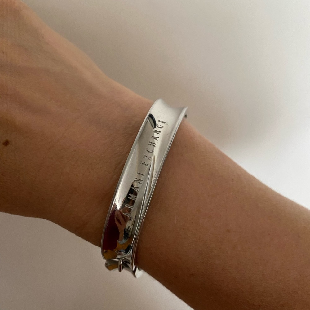 Stainless steel Armani Exchange bracelet